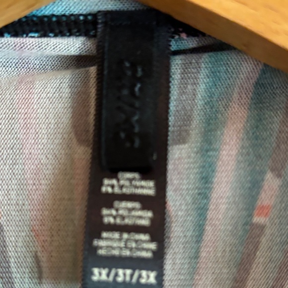 SKIMS Colorful Abstract Long Sleeve Bodysuit - Picture 2 of 13